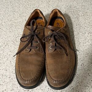 Casual Brown Leather Men's Shoes